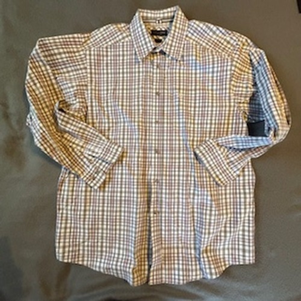 Ariat Pro Series Western Shirt Mens Plaid Long Sleeve Button Down‎ Rodeo  XL